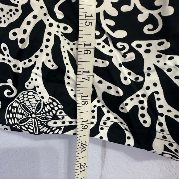 Barbara Gerwit Black and White Patterned Women's Skirt - Picture 4 of 8